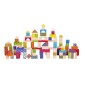 Baril de Blocs en bois - 100 pièces - Couleurs Baril de Blocs en bois - 100 pièces - Couleurs