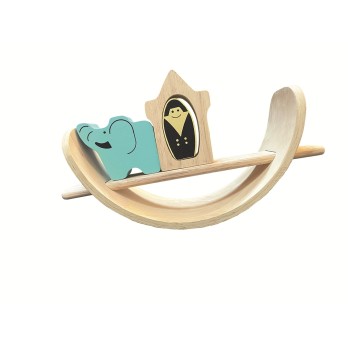 Arche de Noé - Puzzle 3D - Assembler & Empiler - 18M+ Jouet en Bois
