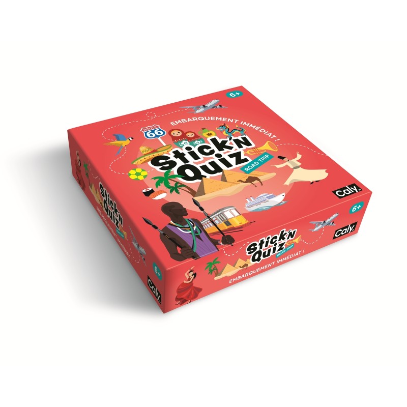 Stick & Quiz Les Voyageurs "Road Trip" 30 Cm - 6 ans et + - Jeux de Société - Globe Terrestre Gonflable - Jeu Educatif Stick & Quiz Les Voyageurs "Road Trip" 30 Cm - 6 ans et + - Jeux de Société - Globe Terrestre Gonflable - Jeu Educatif