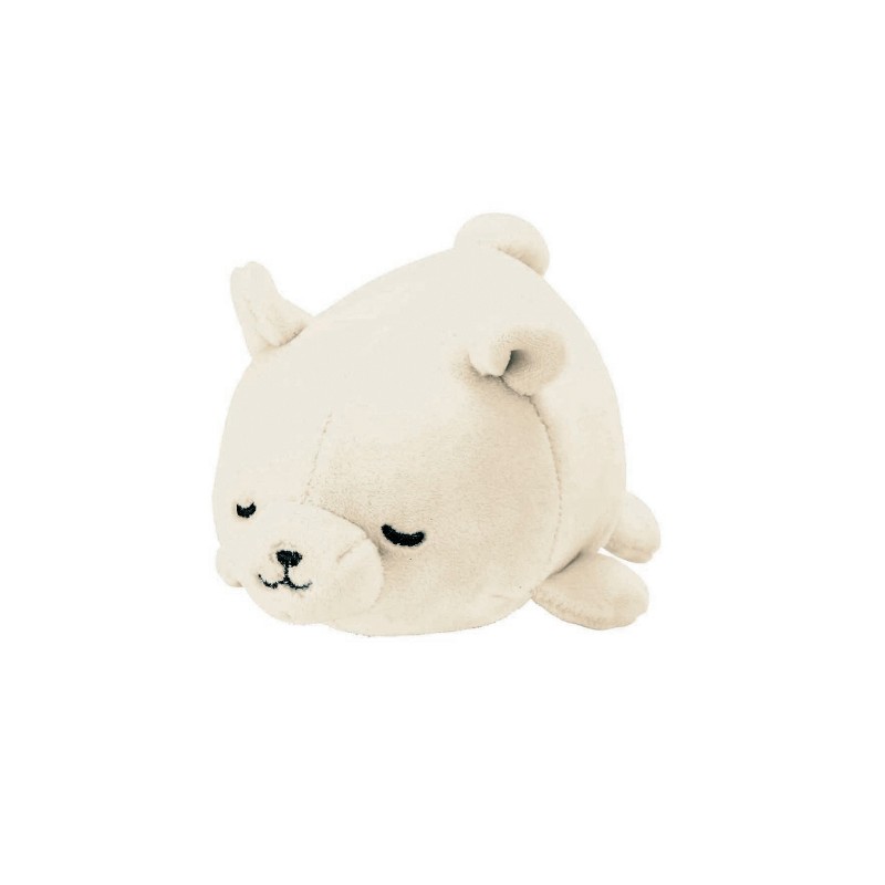 Peluche nemu nemu - SHIRO - L'Ours Polaire - Taille S - 13 cm 