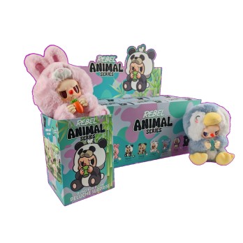 DISPO MI NOVEMBRE 2025
ZOO Studio - Peluche Figurine Vinyl - Porte Clés - Rebel Animals - Boites Mystère DISPLAY de 6 pièces 