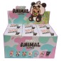 ZOO Studio - Peluche Figurine Vinyl - Porte Clés - Rebel Animals -  15 Cm
