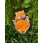Peluche nemu nemu - KONTA - Renard - Taille S - 11 cm 