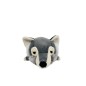 Peluche nemu nemu - LOULOU - Loup - Taille S - 15 cm