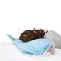 Peluche nemu nemu - JINBE - Requin Baleine - Taille L - 52 cm 