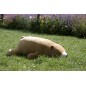 Peluche nemu nemu - COOKIE - Ours Brun - Taille L - 53 cm 