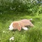Peluche nemu nemu - VICK - Chien Beagle - Taille L - 54 cm 