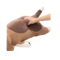 Peluche nemu nemu - VICK - Chien Beagle - Taille L - 54 cm 