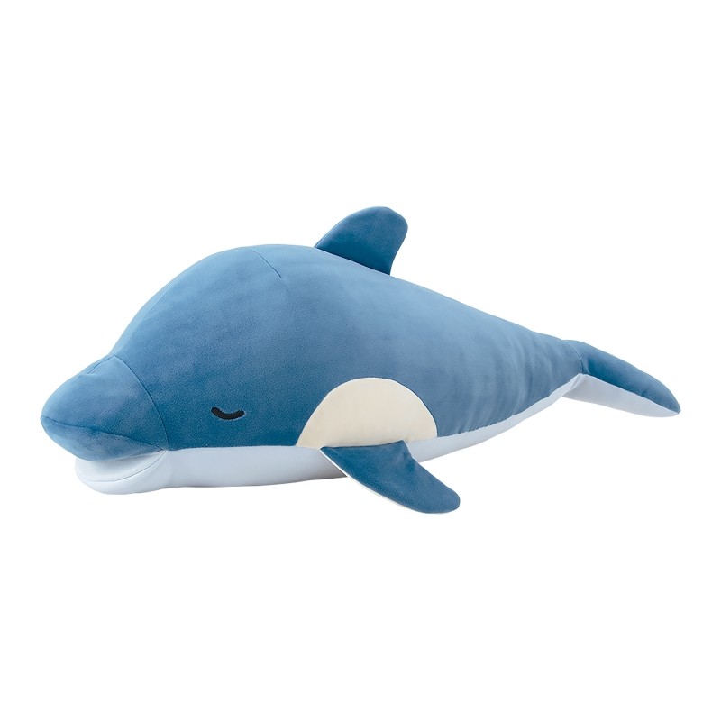 Peluche nemu nemu - FLIP - Dauphin - Taille L - 54 cm 