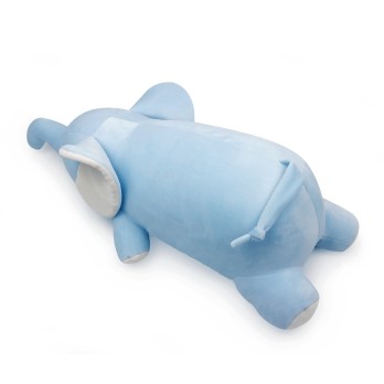 Peluche nemu nemu - FANFAN - Elephant - Taille L - 55 cm 