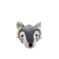 Peluche nemu nemu - LOULOU - Loup - Taille L - 66 cm