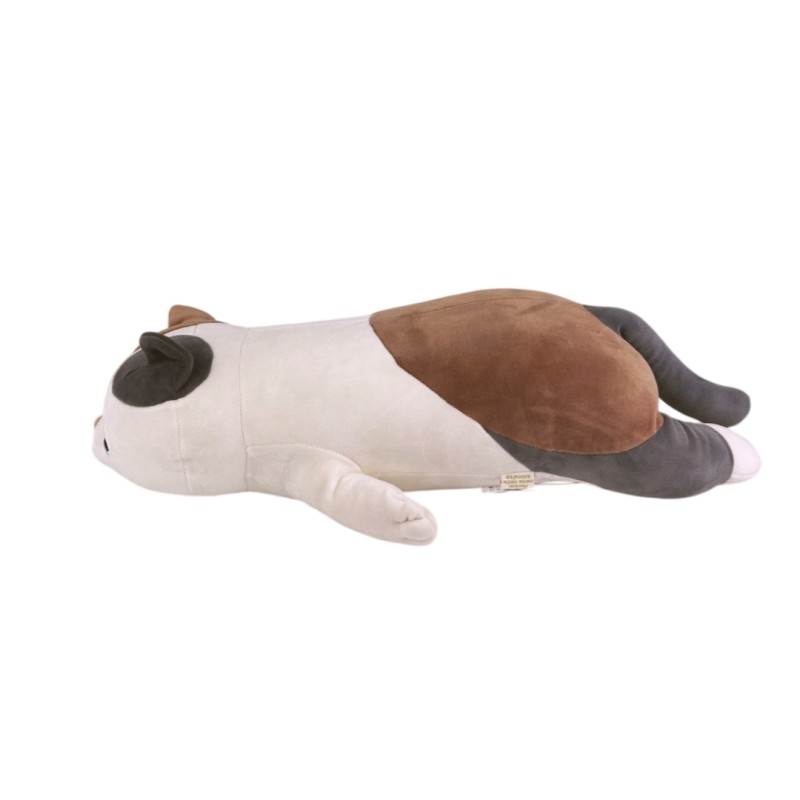 Peluche nemu nemu - YUZU - Chat Tricolore - Taille L - 50 cm