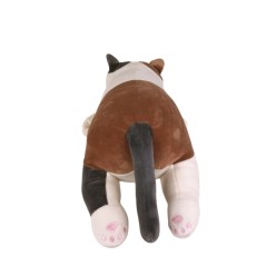 Peluche nemu nemu - YUZU - Chat Tricolore - Taille L - 50 cm