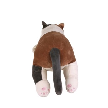 Peluche nemu nemu - YUZU - Chat Tricolore - Taille L - 50 cm