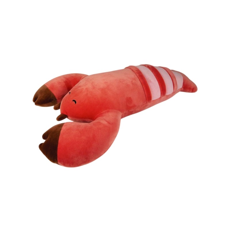 Peluche nemu nemu - ROBUSTO - Homard - Taille L - 45 cm