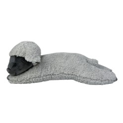 Peluche nemu nemu - MOKO - Mouton Gris - Taille L - 53 cm