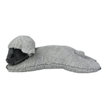 Peluche nemu nemu - MOKO - Mouton Gris - Taille L - 53 cm