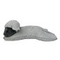 Peluche nemu nemu - MOKO - Mouton Gris - Taille L - 53 cm