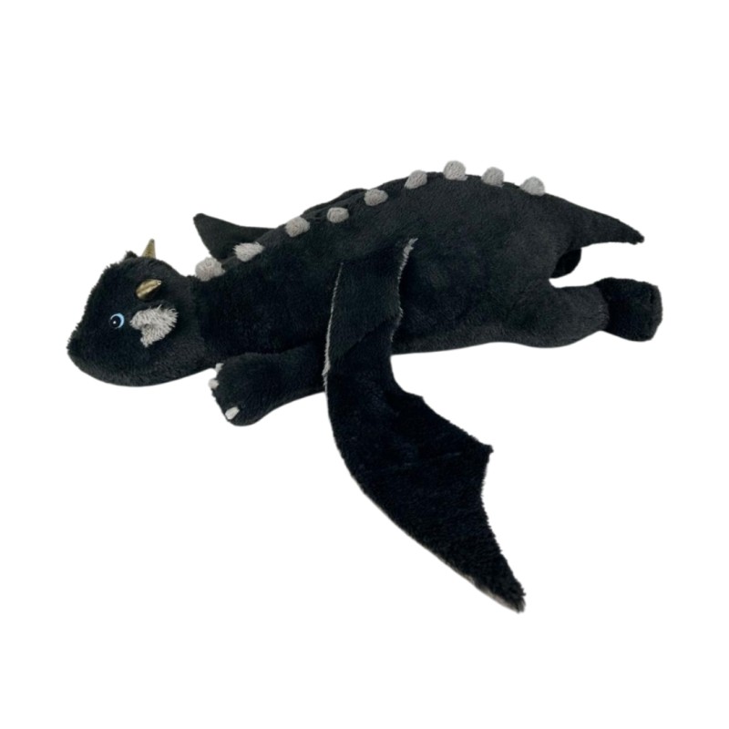 Peluche Hackuchumu - YORU - Dragon Noir - Taille L - 60 cm