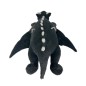 Peluche Hackuchumu - YORU - Dragon Noir - Taille L - 60 cm
