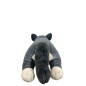 Peluche nemu nemu - LOULOU - Loup - Taille XXL - 74 cm